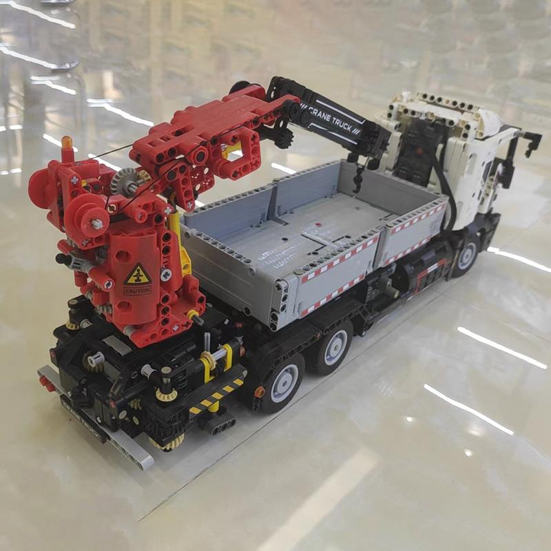 Remote Control Engineering Crane Building Blocks Set RC Construction Vehicle 3D Assembly STEM Educational Toy Gift