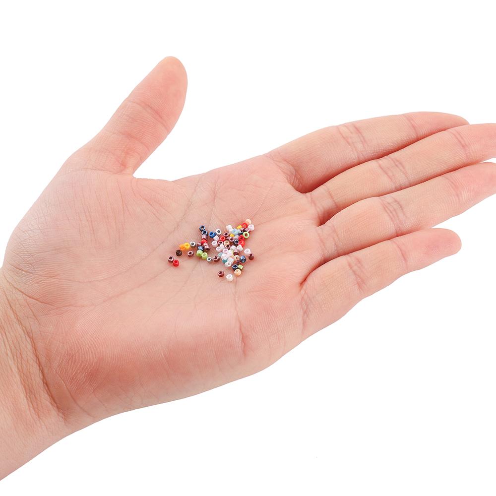 1800Pcs/Lot 2mm Color Czech Glass Seed Spacer Beads for DIY Craft Earrings Bracelet Necklace Jewelry Making Findings Accessories