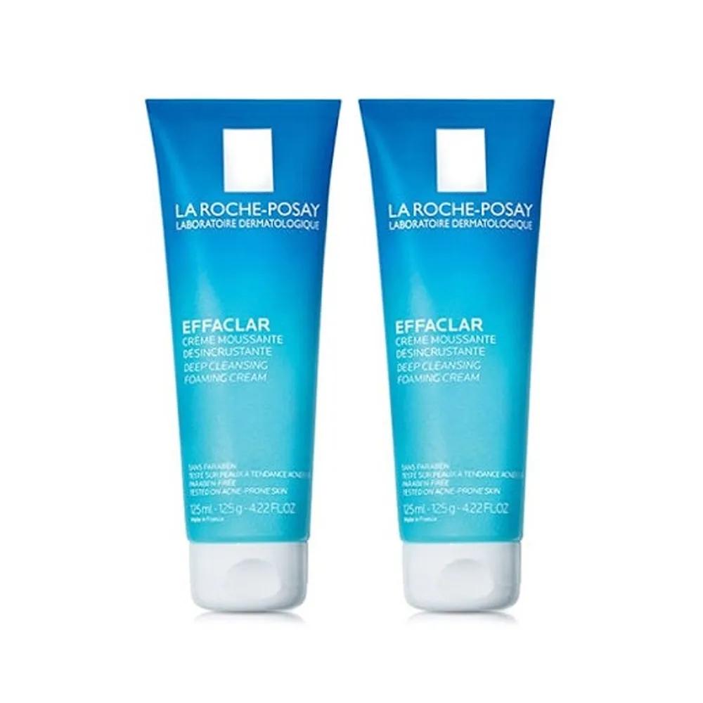 La Roche Posay Effaclar Deep Cleansing Foaming Cream 125ml (2 pieces)