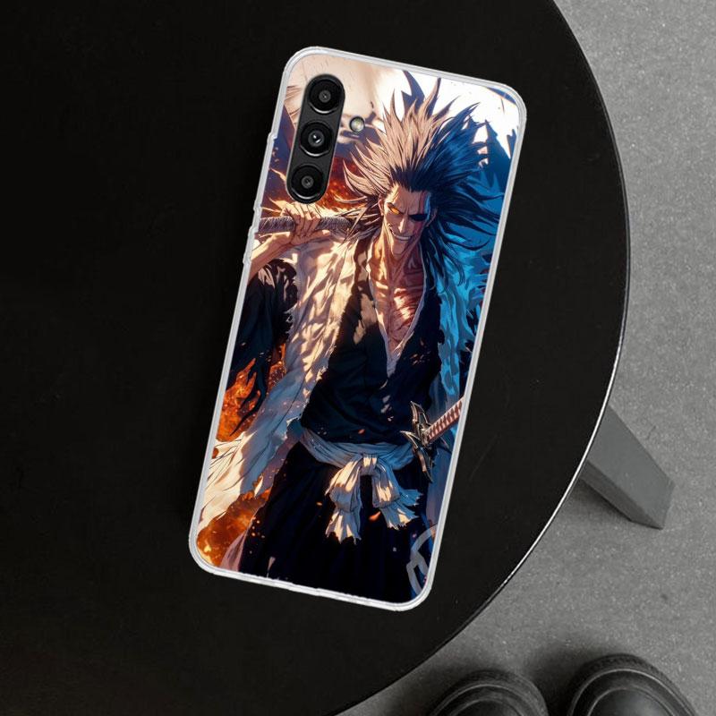 Zaraki Kenpachi Bleach Phone Case Cover for Samsung Galaxy A17 A16 A26 A36 A56 A57 A37 A15 A25 A35 A55 A14 A24 A34 A54 A13 A23 A