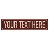 Custom Aluminum Street Sign, Metal Foil, Personalized Name, Indoor/Outdoor, Multi-Scene Wall Decor
