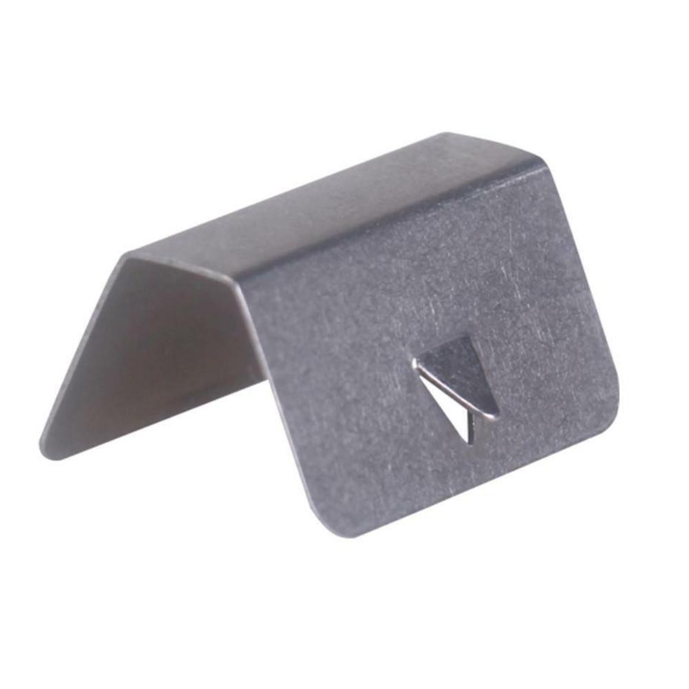 Approx.20x16x10mm Deflector Clips Silver Stainless Steel 4PACK