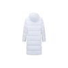 Anta Champion All-Weather Series Winter Olympics National Flag Solid Color Long Hooded Down Jacket Unisex Outerwear Pure-White 152350903-1