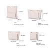 YONBEN Cosmetic Bag Handbag Insert, Canvas Wallet Organizer, Organizer Insert, Cosmetic Bag (L, Beige)