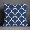 Cushion Cover Geometric Pattern Polyester Blue Grey Pillowcase Upholstery Sofa  Throw Pillow Home Decor Pillowcas