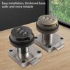 1 Set Digital Password Lock Thickened 3-digit Design Zinc Alloy Mailbox Drawer Security Number Code Lock Daily Use