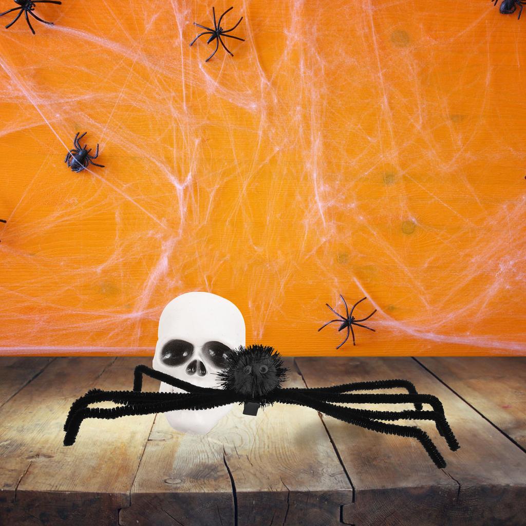 Halloween Spinne Haarspange Festival Accessoires Schleifenspangen Form Kreative Haarknäuel Haarspangen Haarnadel