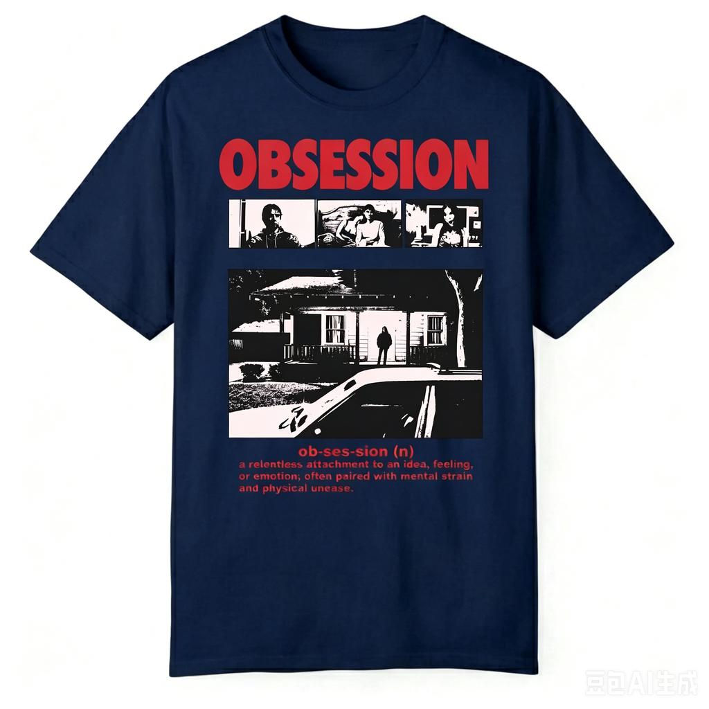 Obsession Movie  Gothic Tshirt Unisexs Womens Summer Cotton Clothing Fashion Oversize Shortsleeved Top Unisex Streetwear