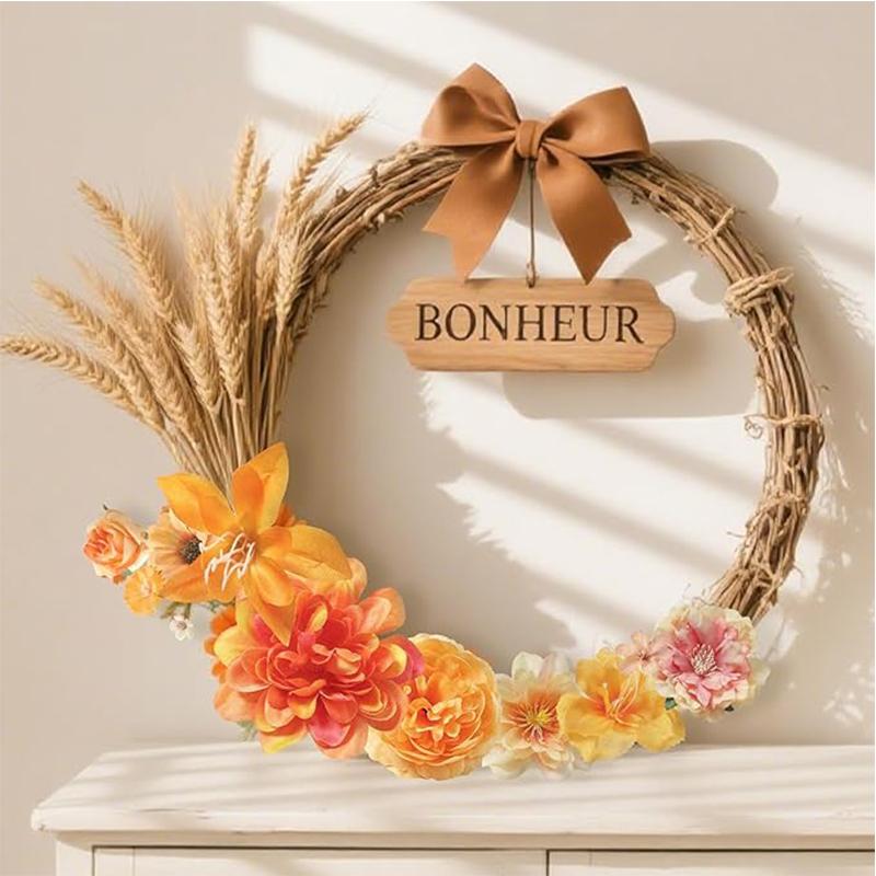 20Pcs Mini Silk Artificial Flowers Fake Rose Daisy Flower Heads Autumn Decoration for Home Room Wedding Wreath Accessories Gifts