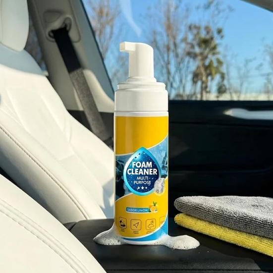 Yousheng Multifunctional Foam Cleaner Rinse-Free Deep Cleaning Spray with Cleaning Sponge Towel for Car Interior Kitchen Grease Bathroom Mildew Fabric