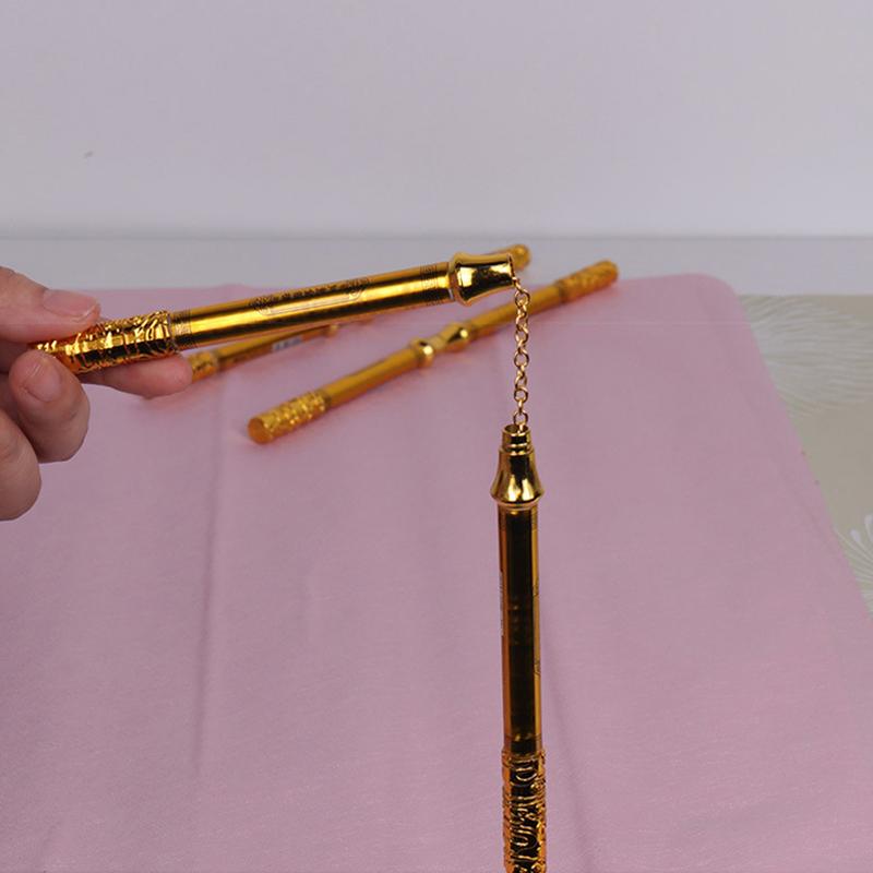 Golden Cudgel Nunchakus Pen Writing Rotating Pen Creative Stress Reliever Toy