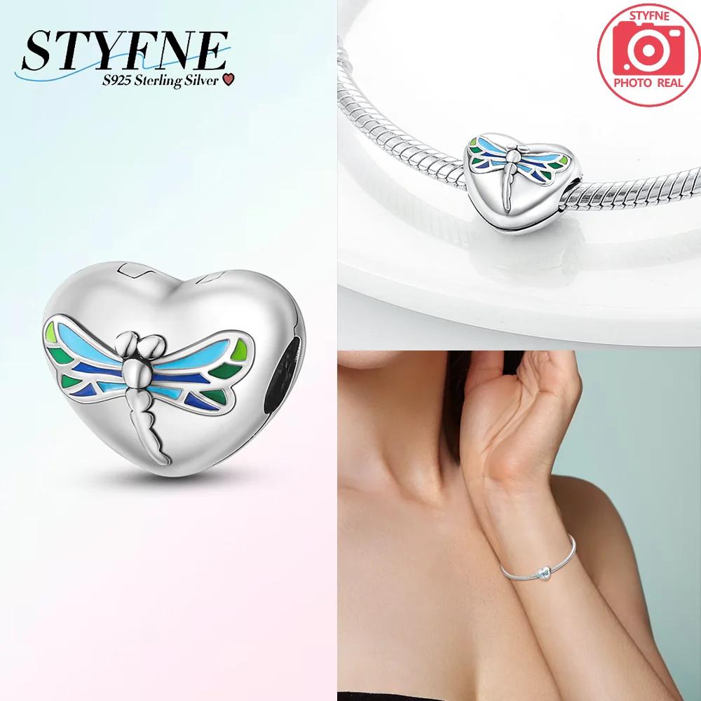 Exquisite Color Dragonfly Paw Print Dragon Scale Clip Charm Spacer Copper Bead Fit Original Necklace Bracelet Diy Gift Women