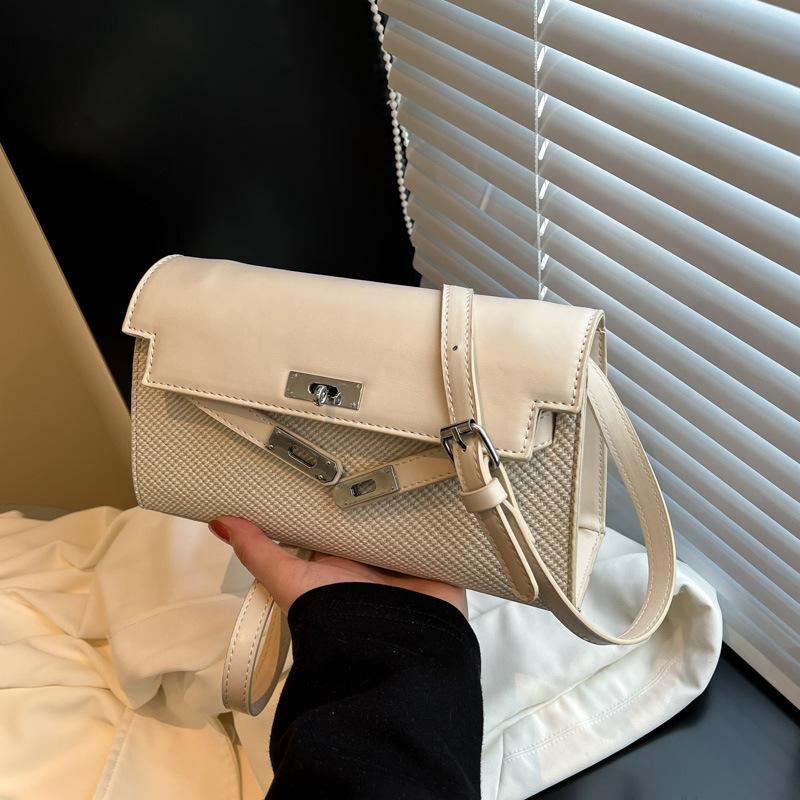 Simple Hand-carried Small Square Bag Women's 2025 Spring New Trend Versatile Shoulder Bag High-end Women's Bag