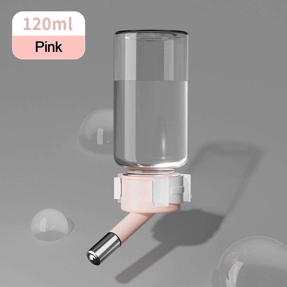 Transparent Hamster Water Dispenser Hanging Design Leakproof Pet Waterer Bead Head Small Animals Drinking Bottle