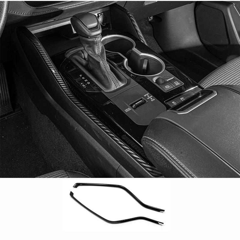 For Toyota Highlander    ABS carbonfiber look window lift swtich trument Console Gear Water Cup  Air Vent Trims