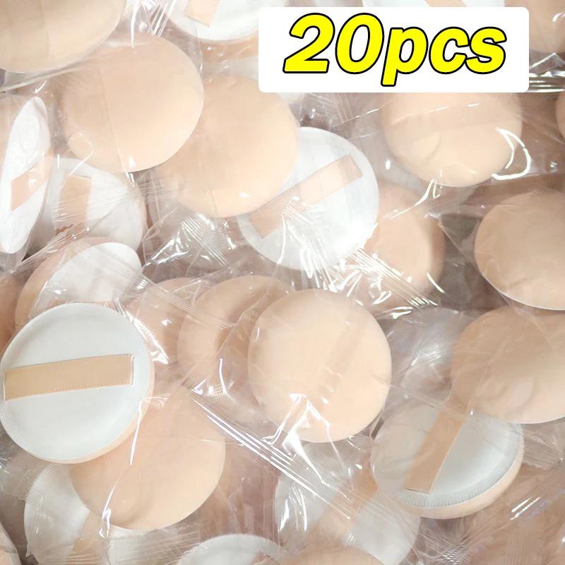 20pcs Soft Thick Powder Puff Triangle Makeup Puffs Cosmetics Puff Makeup Tools Wet Dry Use Concealer Foundation Sponge Cushions