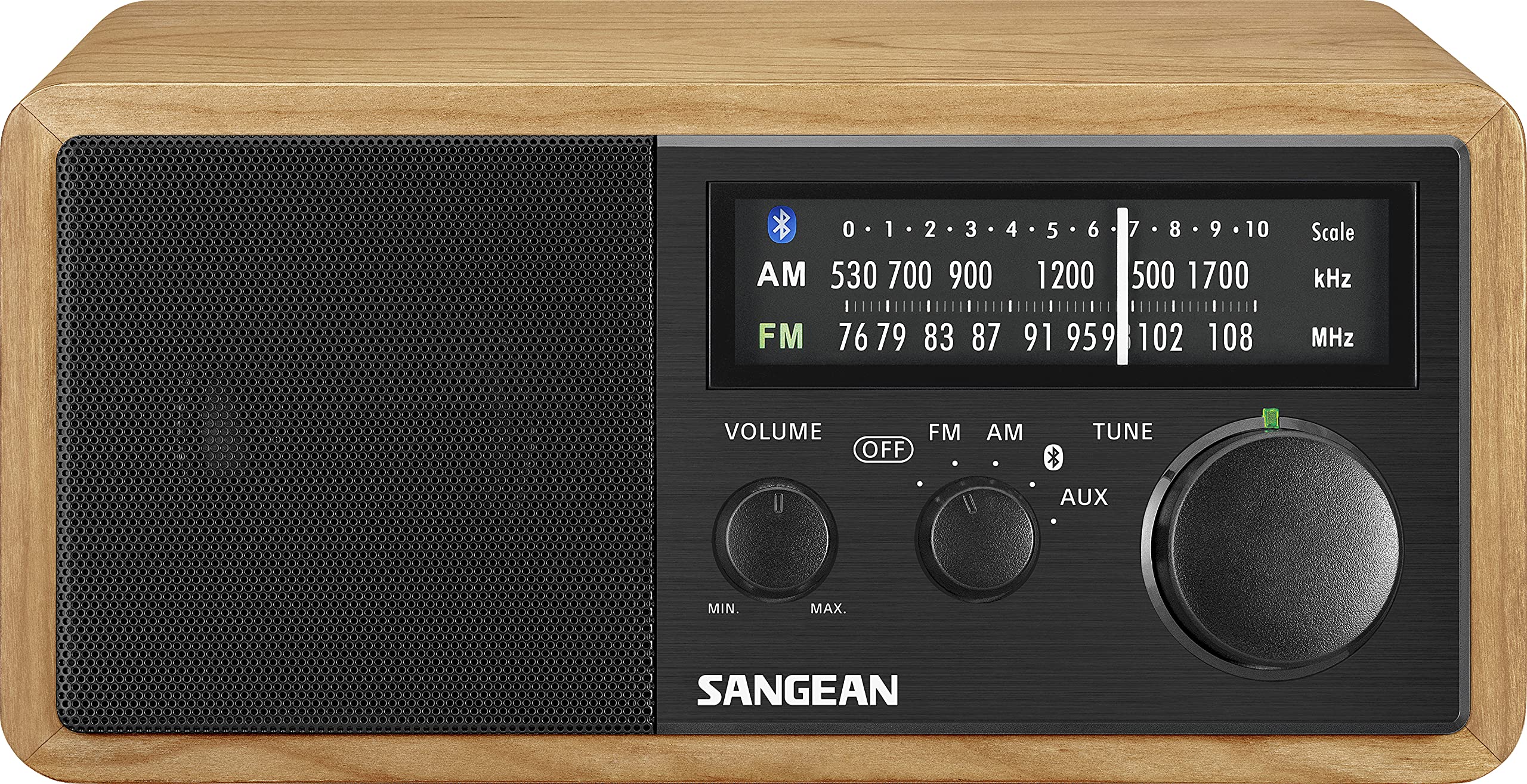 

SANGEAN radio compatible Bluetooth speaker FM/AM Cherry/Black WR-302 [Bluetooth compatible]