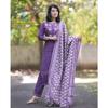 Pakistanisches Party-Trachtenanzug-Set Indische Damen-Designer-Kurti-Hosen-Dupatta-Set