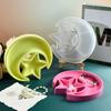 Sturdy Star and Moon Silicone Mold Round Tray Home Accessory for Crafting Supplies and Creative Storage Solution