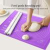 Non-Stick Baking Mat for Pizza & Cakes - Slip-Resistant, Easy Clean Kitchen Tool for Home Bakers and Cooking Enthusiasts, Red