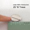 N52 Super Strong Neodymium Iron Boron Magnet, Rectangular 25x30x100mm, Permanent Magnetic Steel Sheet.