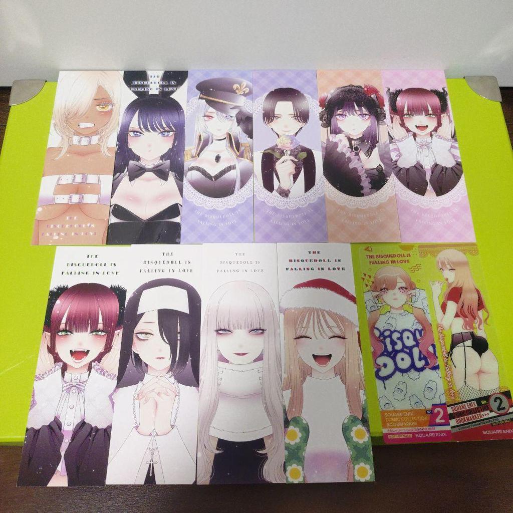 [USED] 12 types, 12 pieces, "That Dress-Up Doll Falls in Love" bonus TSUTAYA bookmark