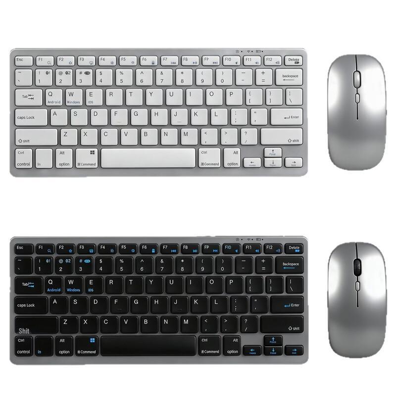 OLOEY Portable Wireless Mini Keyboard and Mouse Combo