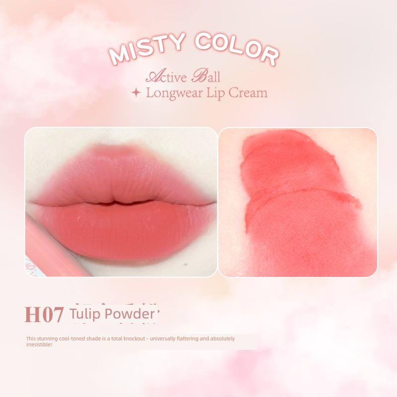 Holdlive Color-Locking Lip Cream Nude Lip Mud Matte Lip Glaze Multi-Use Cream for Lips and Cheeks