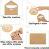 100pcs 7x10cm Bulk Kraft Paper Envelopes - Ideal for Wedding Invitations, Love Letters, Gift Cards & Office Mailing