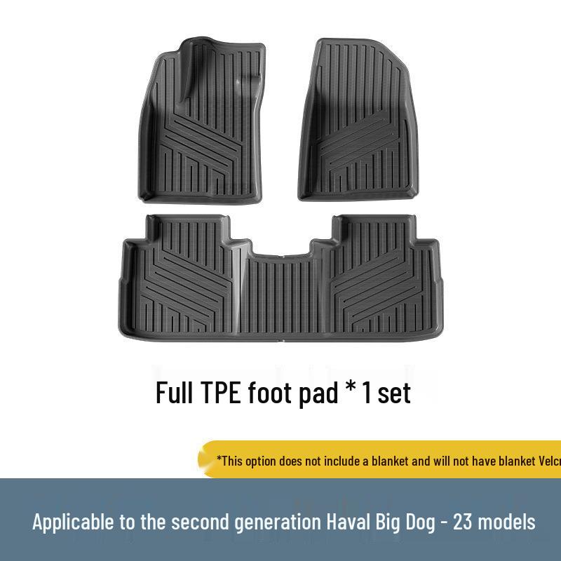 Eco-Friendly TPE Floor and Trunk Mats for 2023 Second-Generation Haval Big Dog