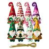 Seasonal Fall Gnomes 8 Pieces Charm Decorations Ornaments Gnomes Figurines Decor for Party New Year Outdoor Indoor Branches