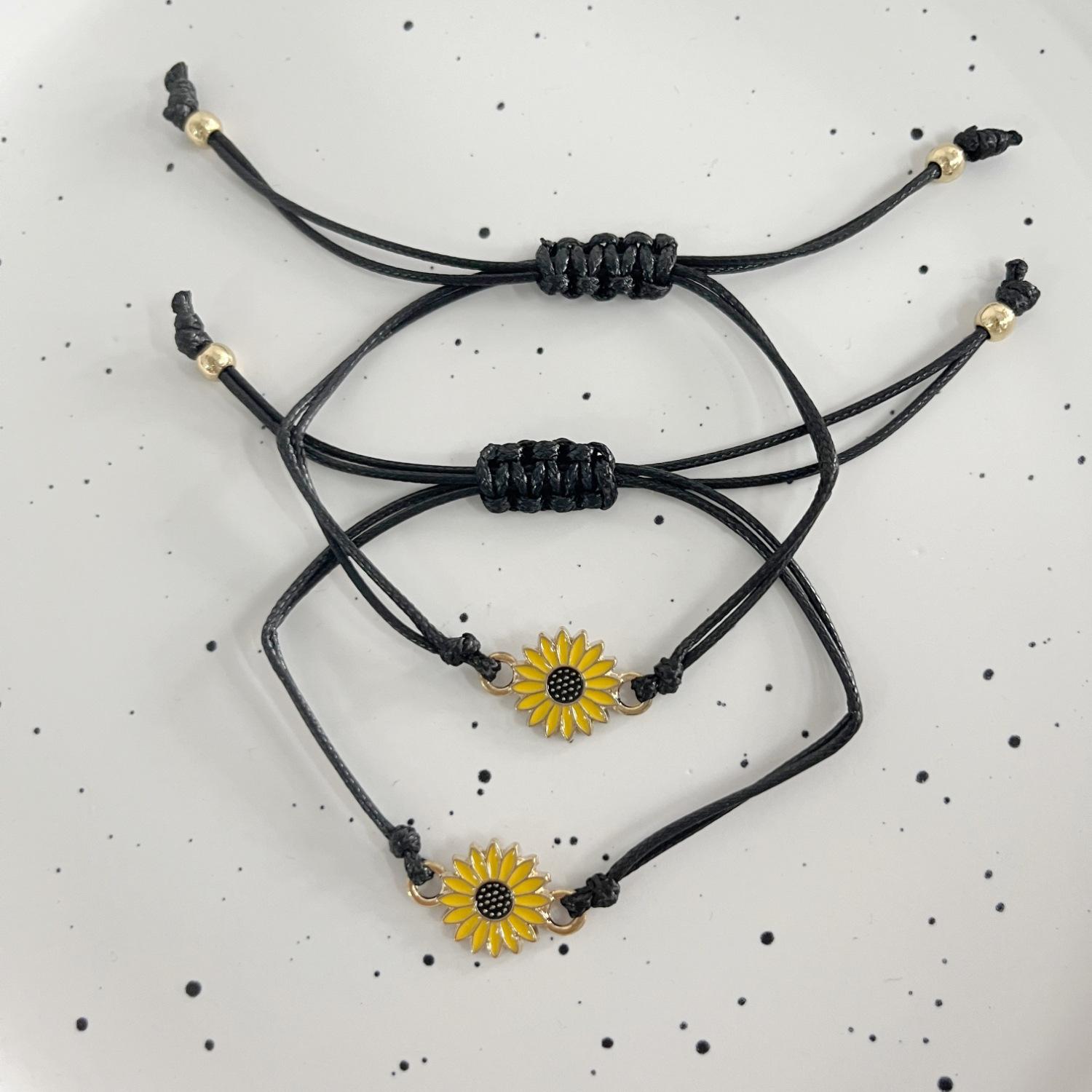 Браслет JYL TS  Сглаз  Набор из двух штук Дизайн Фэн-шуй Защита и Дружба T638 лазерная лимонного