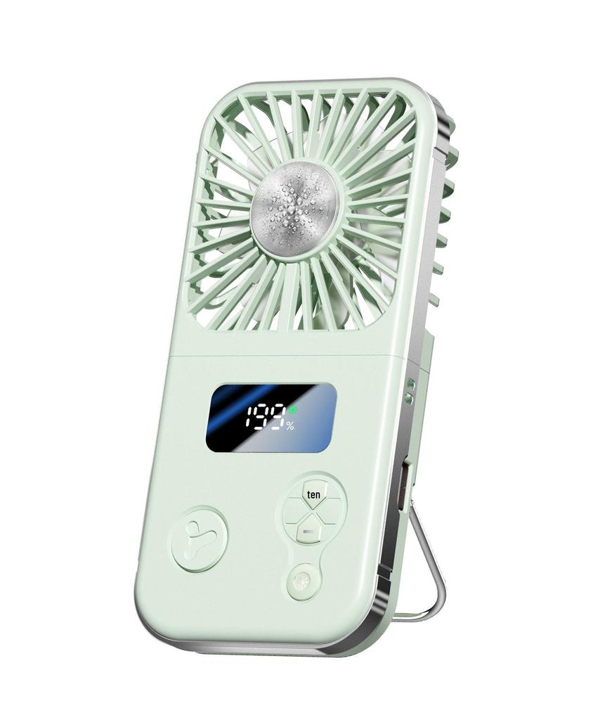 Portable Mini Handheld/Neck-Hanging Fan with Rechargeable USB, High-Speed, Cold Compress, Semiconductor Cooling