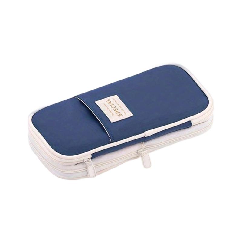 School Pencil Case Large Capacity Pen Bag Simple Pen Holder For Markers Art Supplies Storage for Students