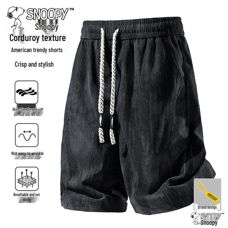 Snoopy Men s Summer Breathable Stretch Casual Shorts XL