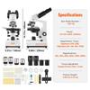 Binocular Compound Microscope 40X-2500X Two-Layer Mechanical Stage