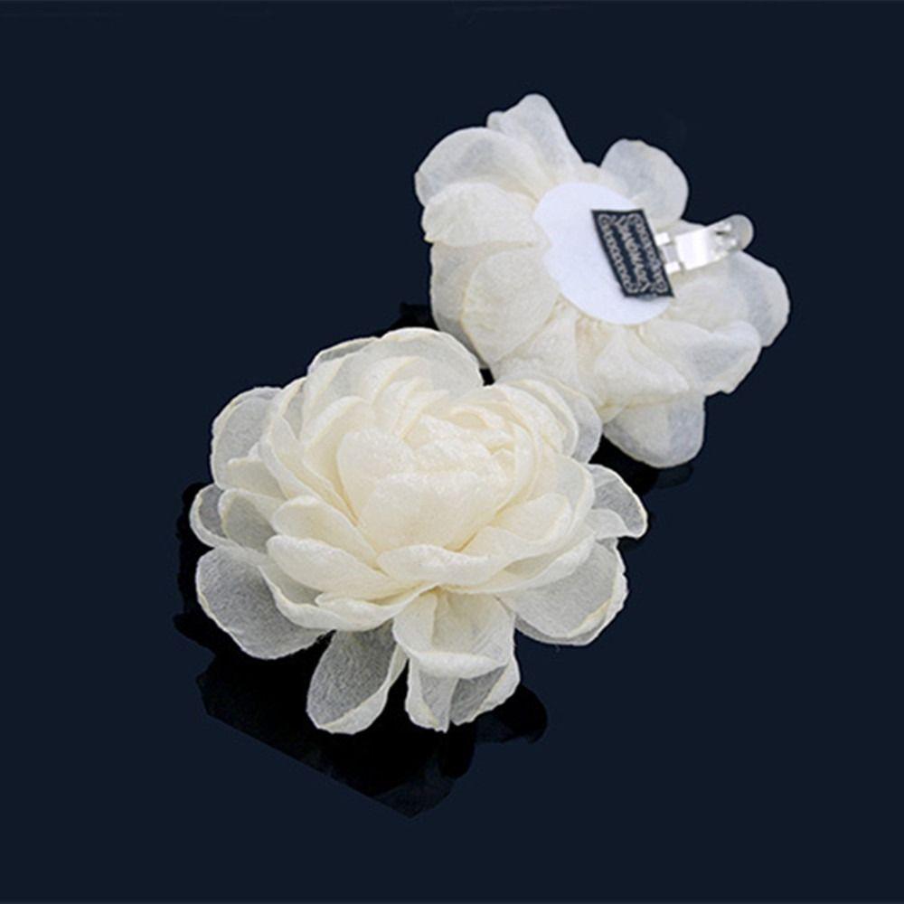 2pcs Women High Heel Wedding Shoe Shiny Clips Charm Buckle Bow Ribbon Clamp Shoe Decorations Clip