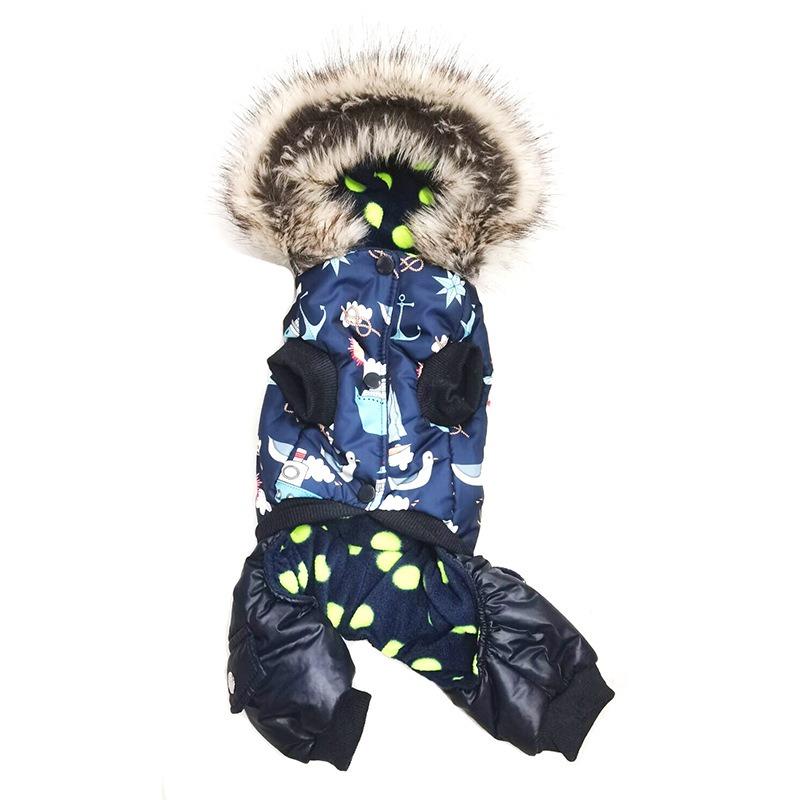 Pet Cotton-padded Clothes, Warm Cotton-padded Jackets for Dogs In Winter, Thickened Down Cotton-padded Clothes for Puppies In Winter