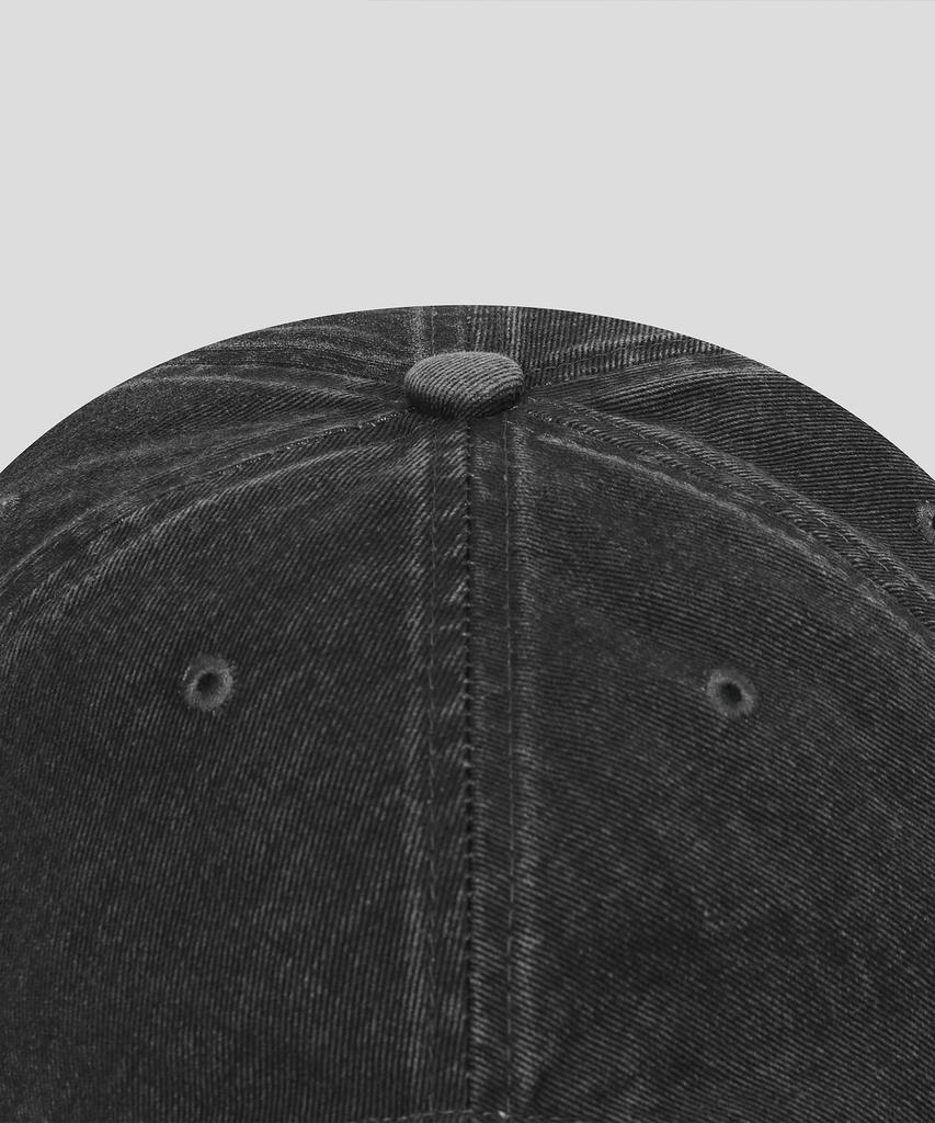 SLOW RECORD HOUSE Vintage Washed Rcrd Cap_Charcoal