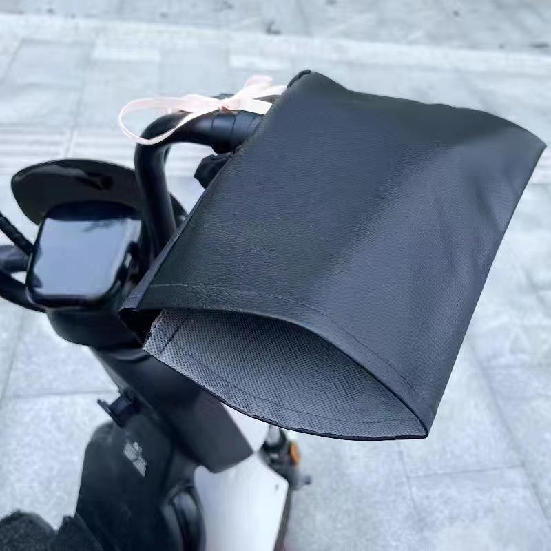 Waterproof Fleece-Lined Electric Vehicle Winter Handlebar Gloves One Size [Unisex]