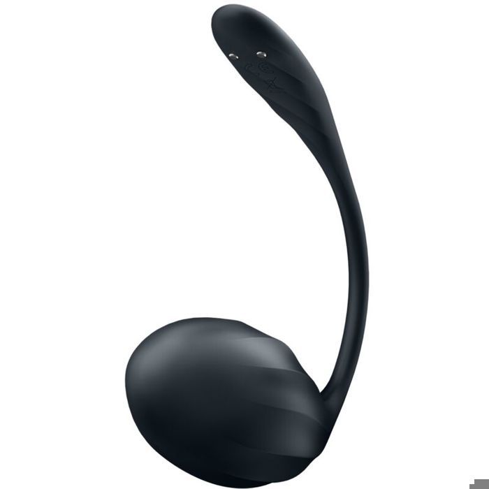 Stimulateur - SATISFYER - Ribbed Petal - Noir - Silicone - Vibrant