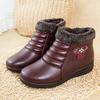 Alte Pekinger Schuhe Baumwollschuhe Winter weiche Sohle rutschfest Mittel- und alte Damenschuhe ältere Lederschuhe Samt warm Schneestiefel