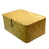 Handmade Rectangular Seagrass Wedding and Party Favor Gift Box