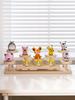 Wooden Display Stand Wood Cupcake Stands for Display Craft Funko Action Figures,Table Display Stand for Vendors Wood Riser