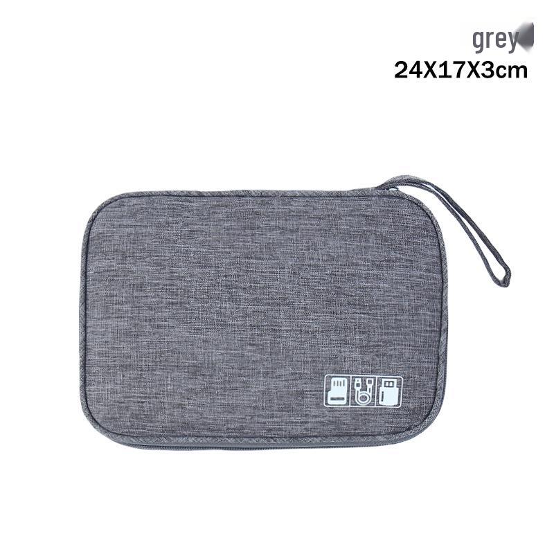 Multifunctional Waterproof Travel Storage Bag for Cables, Chargers, Power Banks, and Earphones
