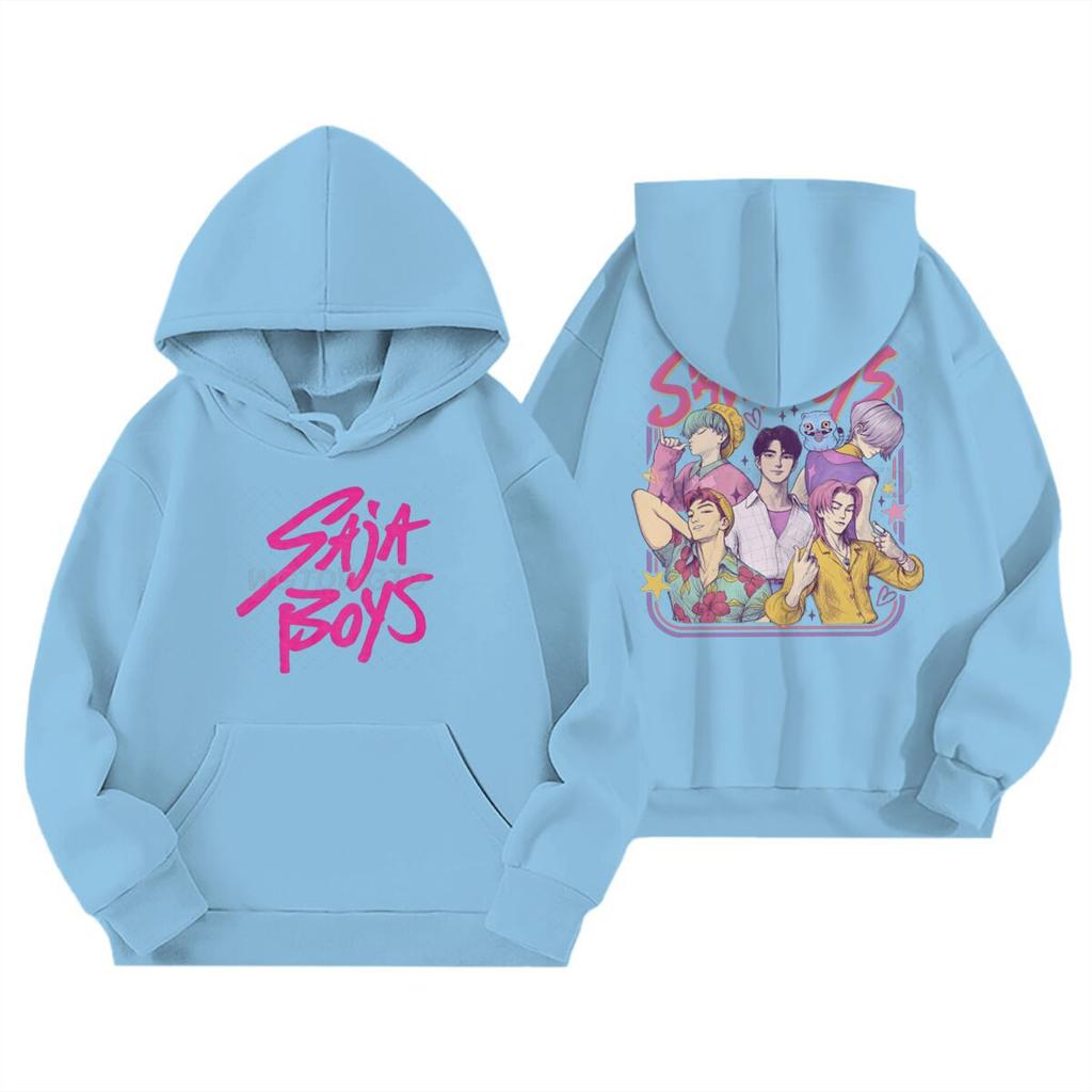 KPop Lovci démonů Dětské mikiny Dívčí oblečení Dětský film Nová mikina s dlouhým rukávem Pulovr K-Pop Lovci démonů Neformální topy