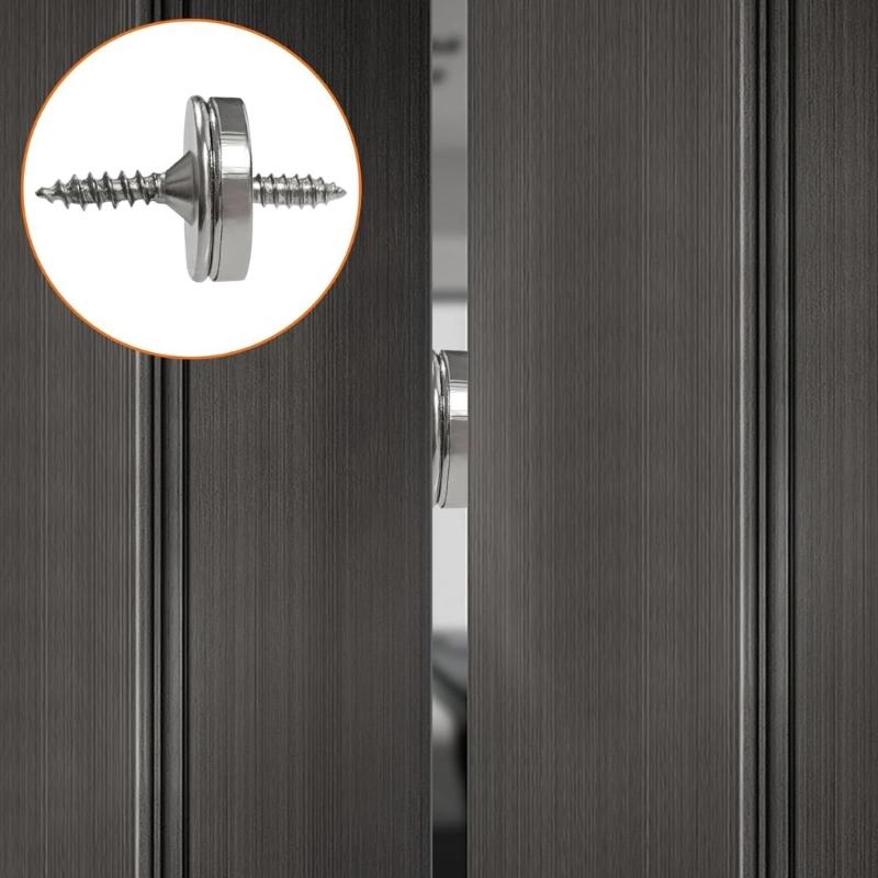 Chiusure magnetiche sottili per ante di armadi Resistenti alla corrosione Salvaspazio Ferramenta per installazione mobili