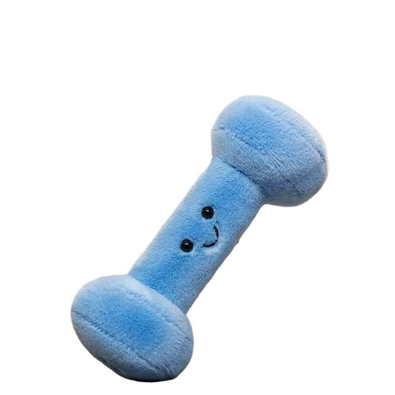 

20/23cm Simulation Dumbbell Hu Ling Plush Toy Cartoon Anime Cute Handmade Doll Pillow Cushion Children s Birthday Gift синій