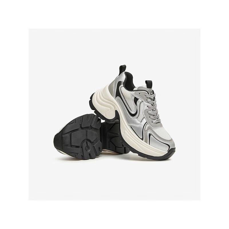 TATA Women s Chunky Platform Casual Sneakers 37