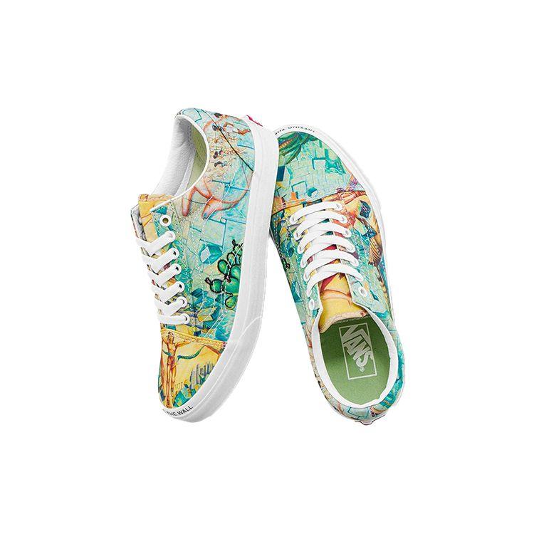MOCA x Vans Old Skool Művészeti Nyomat Alacsony Szárú Cipők Uniszex Többszínű VN0A5KRFYQ8